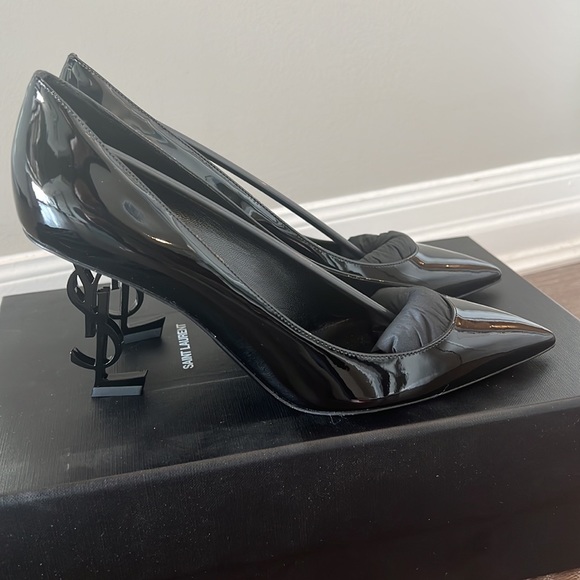 ✨SAINT LAURENT✨ Black Opyum 85 Heels - NWT - Brand New - Picture 8 of 11